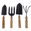 Набор садовых инструментов 4шт., мини, деревянная рукоятка, "MAXIMUM" MX 17535